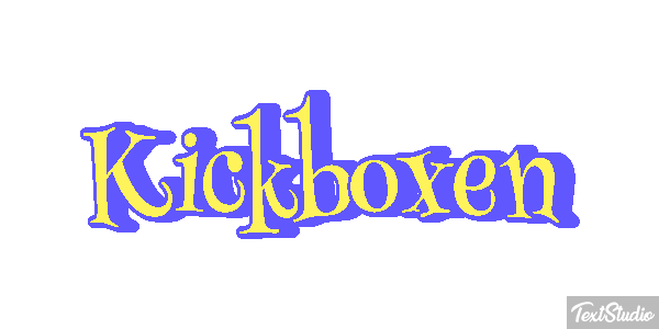 Kickboxen Efekt tekstowy