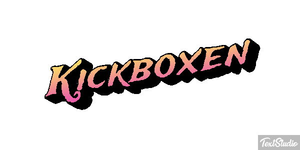 Kickboxen Efekt tekstowy