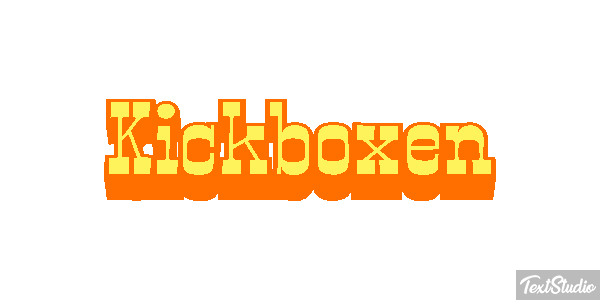 Kickboxen Efekt tekstowy