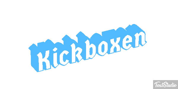 Kickboxen Efekt tekstowy
