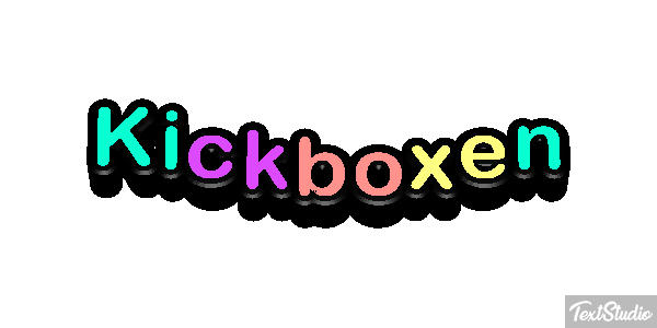 Kickboxen Efekt tekstowy