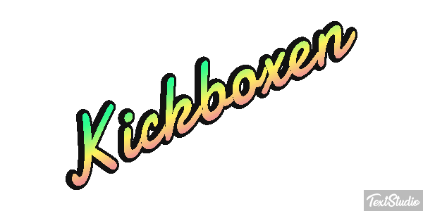 Kickboxen Efekt tekstowy