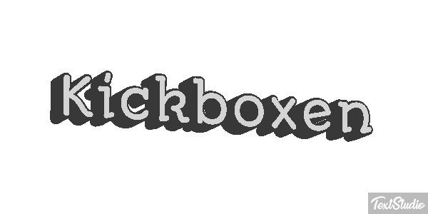 Kickboxen Efekt tekstowy