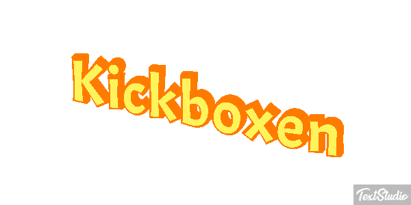 Kickboxen Efekt tekstowy