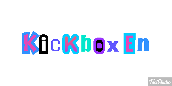 Kickboxen Efekt tekstowy