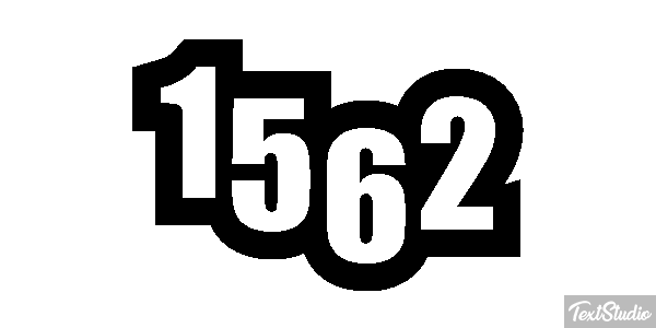 1562 Tekst effect