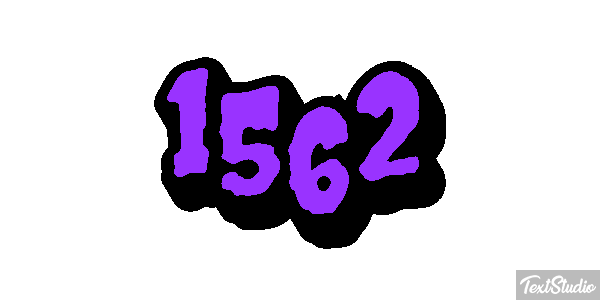 1562 Tekst effect