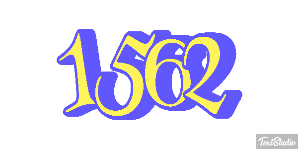 1562 Tekst effect
