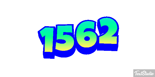 1562 Tekst effect