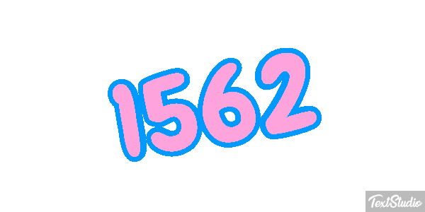 1562 Tekst effect