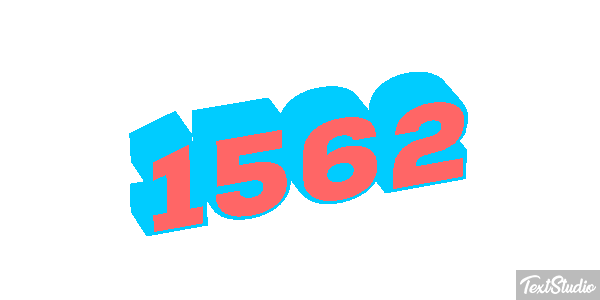 1562 Tekst effect