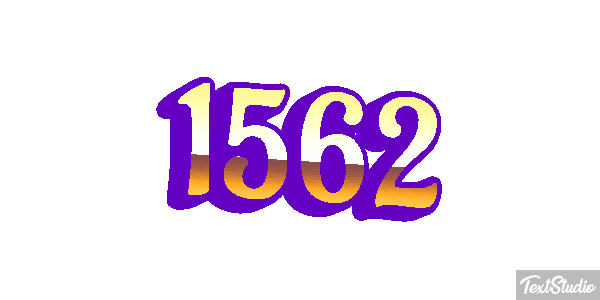 1562 Tekst effect