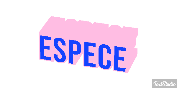 Espèce Effet de texte