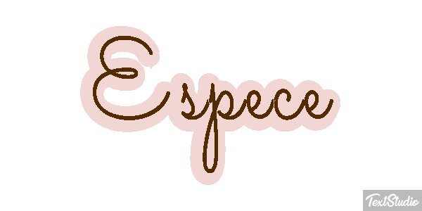 Espèce Effet de texte