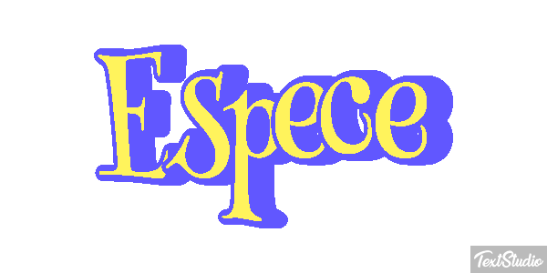 Espèce Effet de texte