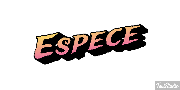 Espèce Effet de texte