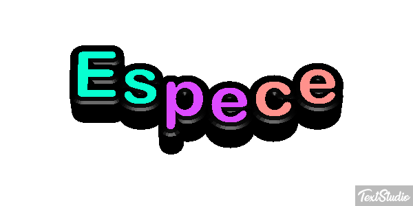 Espèce Effet de texte