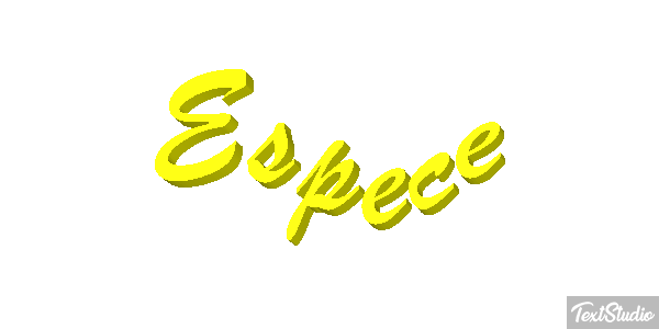 Espèce Effet de texte