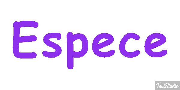 Espèce Effet de texte