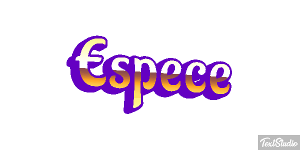 Espèce Effet de texte