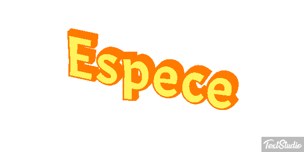 Espèce Effet de texte