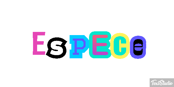 Espèce Effet de texte