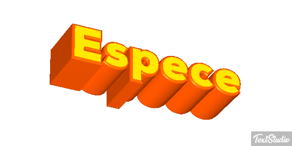 Espèce Effet de texte