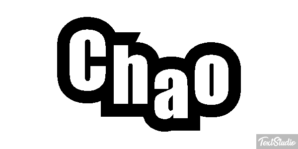 Chao Text effect