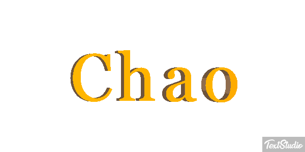 Chao Text effect