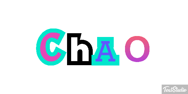 Chao Text effect