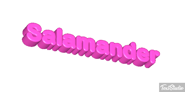 Salamander テキスト効果