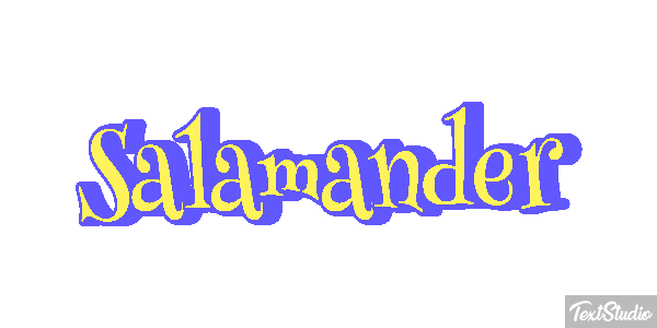 Salamander テキスト効果