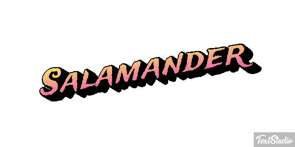 Salamander テキスト効果