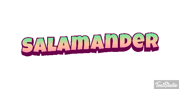 Salamander テキスト効果