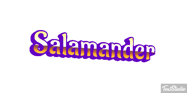 Salamander テキスト効果