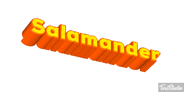 Salamander テキスト効果