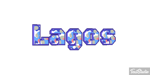 Lagos Efeito do texto