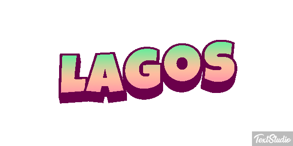 Lagos Efeito do texto