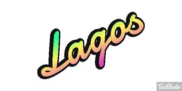 Lagos Efeito do texto