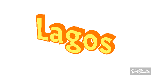 Lagos Efeito do texto