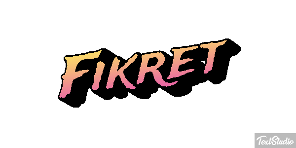 Fikret Текстовый эффект