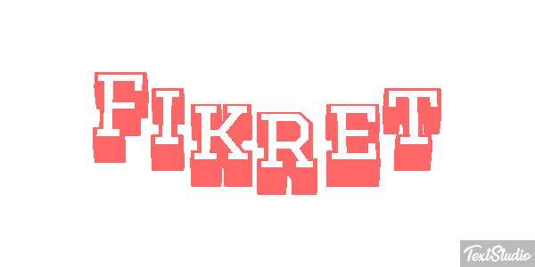 Fikret Текстовый эффект