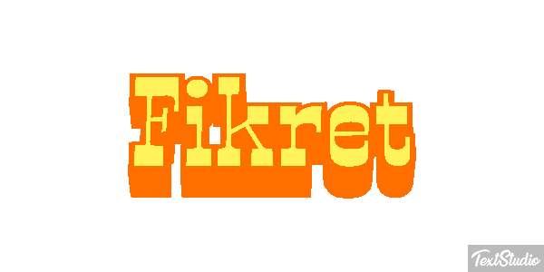 Fikret Текстовый эффект