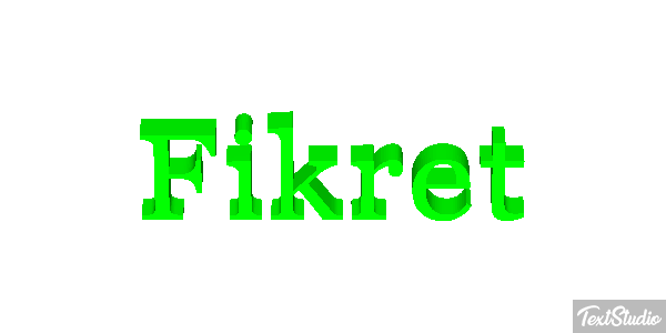 Fikret Текстовый эффект