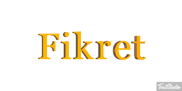 Fikret Текстовый эффект