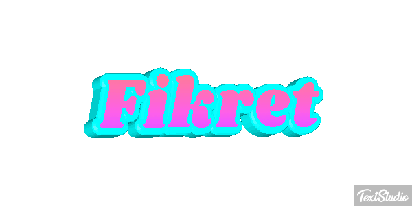 Fikret Текстовый эффект