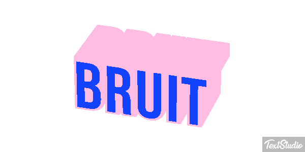Bruit Text effect