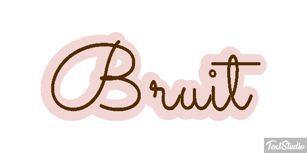Bruit Text effect