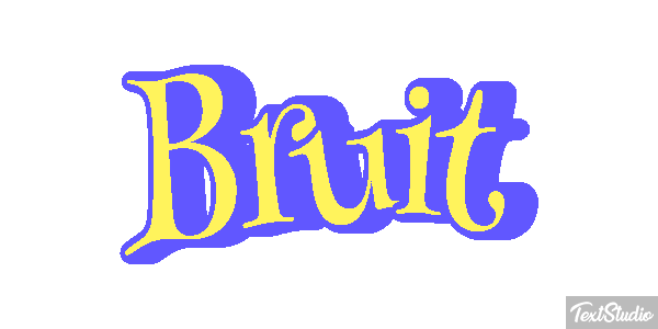 Bruit Text effect