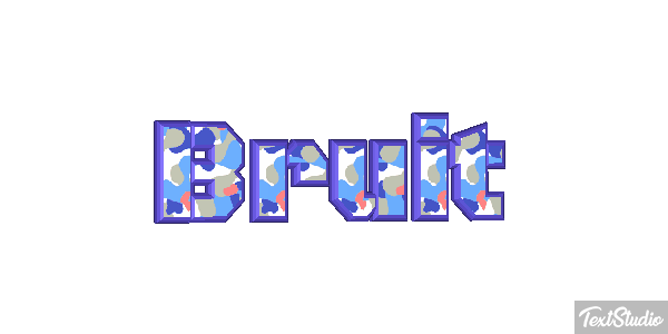 Bruit Text effect